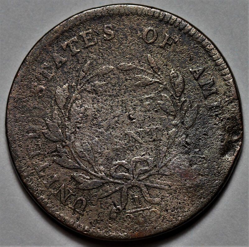 1797 Liberty Cap Half Cent - 1 Above 1 - US 1/2c Copper Penny Coin - L20 - Fresh Stock Dated December 2025