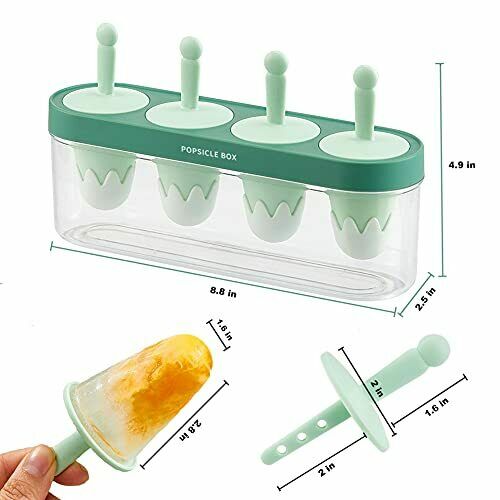 WIBIMEN Popsicle Mold for Toddlers Small Homemade Resusable Silicone BPA-Free... - Fresh Stock Dated February 2026