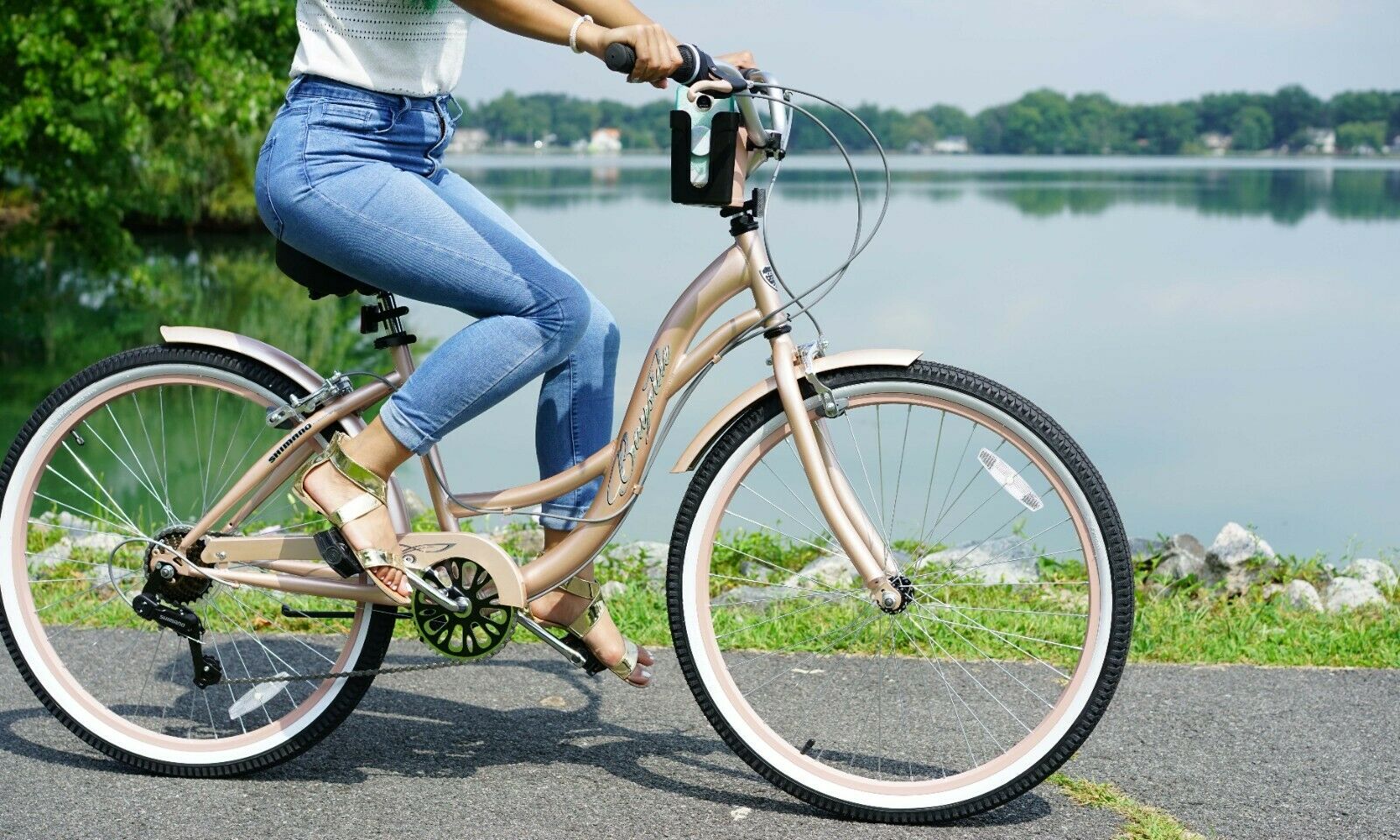 Women's Bayside Beach Cruiser Bike 26