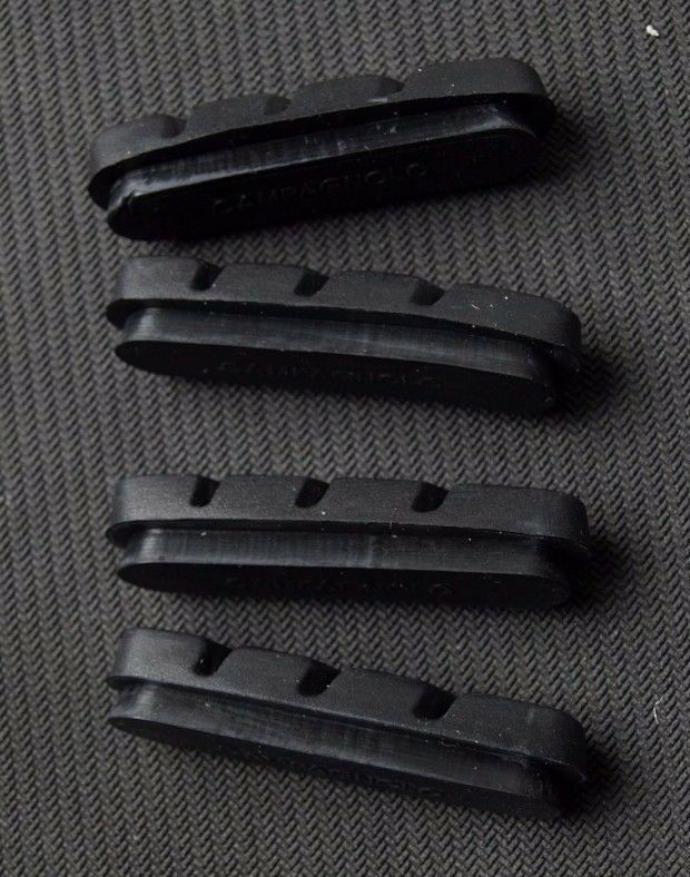Vintage New Campagnolo Brake Pads - 4 pcs - two pairs - Fresh Stock Dated December 2025