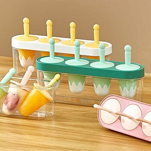 WIBIMEN Popsicle Mold for Toddlers Small Homemade Resusable Silicone BPA-Free... - Fresh Stock Dated February 2026