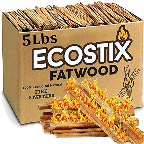 Eco-Stix Fatwood Fire Starter Kindling Firewood Sticks – 100% Organic – - Fresh Stock Dated January 2026