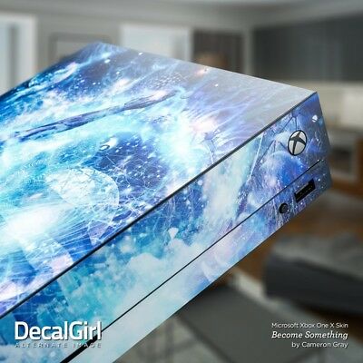 Xbox One X Console Skin - Solid Black - Sticker Decal Wrap - Fresh Stock Dated February 2026