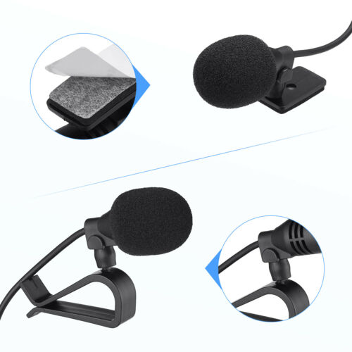 3.5mm Car Radio Stereo Microphone Vehicle External Mic for DVD GPS Audio US - Fresh Stock Dated January 2026