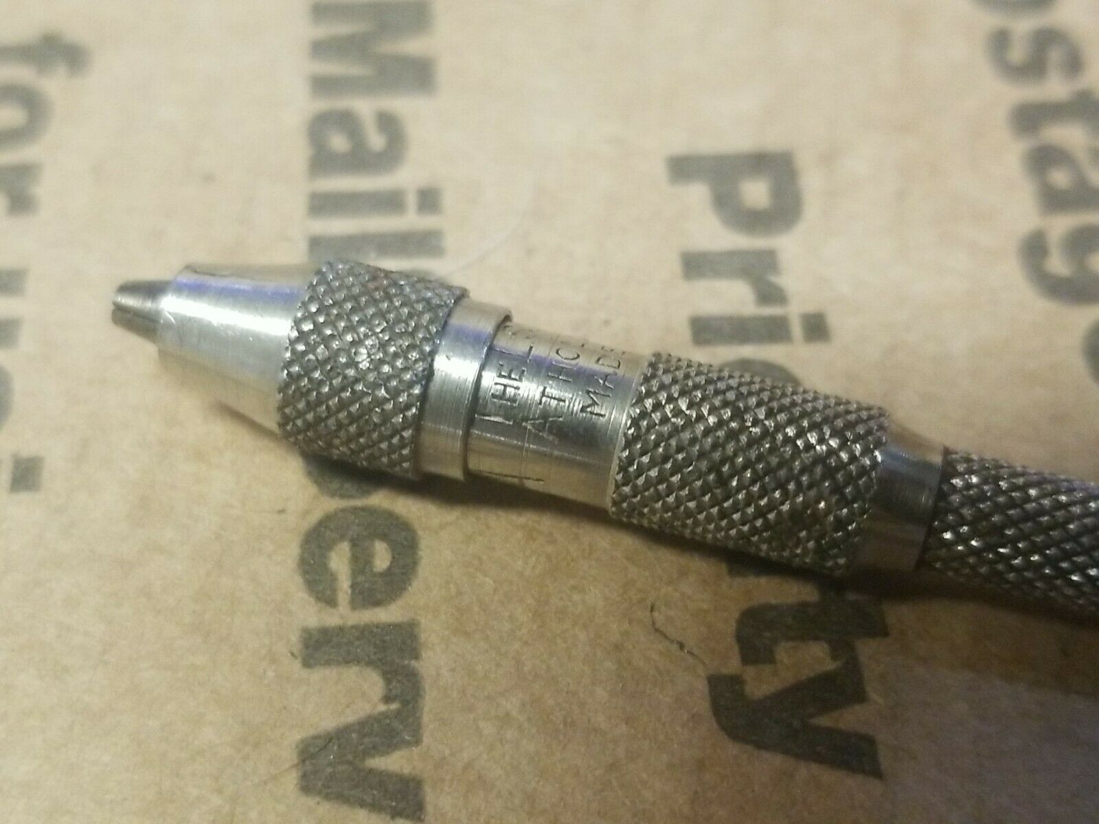 lightly used starrett A pin vise made in USA holder through - Fresh Stock Dated December 2025