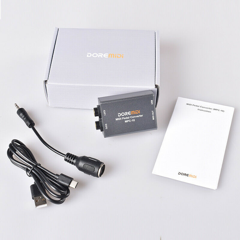 DOREMIDI Expression Pedal Converter Pedal Sustain Pedal Expander MPC-10 - Fresh Stock Dated December 2025