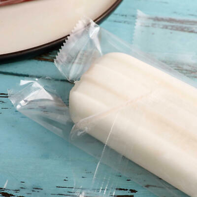 100pcs Disposable Plastic Ice Bag Popsicle Bags Ice Cream Candy Storage Bags - Fresh Stock Dated February 2026