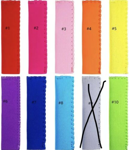 18 Lot Neoprene Ice Popsicle Sleeves Holders, Ice Lolly, Ice Block-FREE SHIPPING - Fresh Stock Dated February 2026