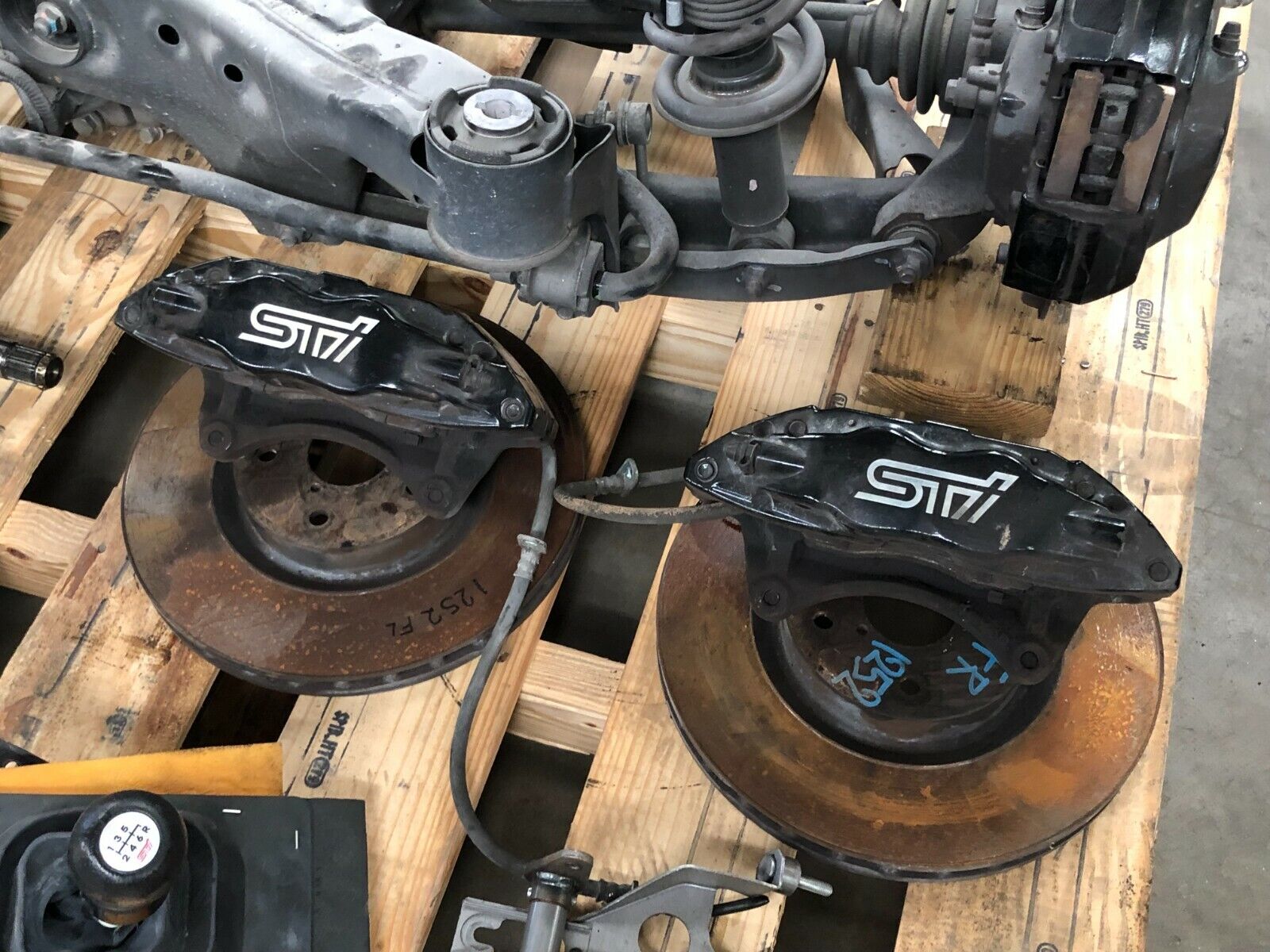 12 13 14 Subaru Impreza WRX STI Transmission + Axle + Brembo Swap 1252 OEM - Fresh Stock Dated December 2025
