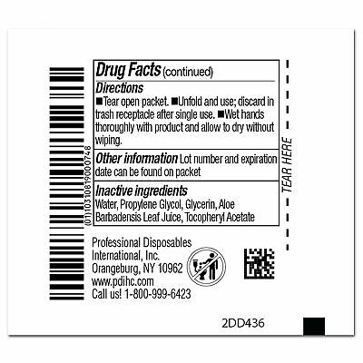 Sani-Hands Wipe Hand Sanitizing Wipe 100 Count Individual Packet 100 per Box - Fresh Stock Dated December 2025