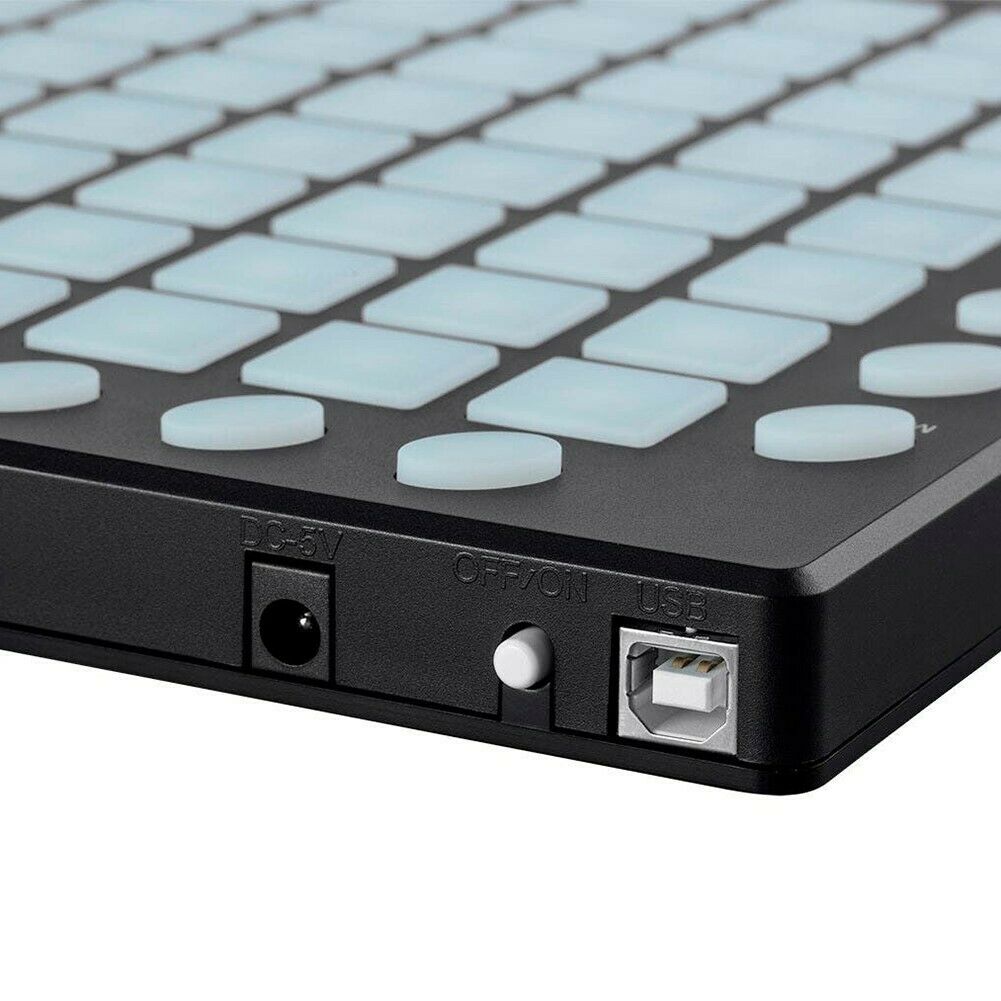 64x Pads 24x Buttons MIDI Grid Controller RGB USB Music Production Recording - Fresh Stock Dated December 2025
