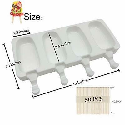 IMISUTD Cakesicle Mold Silicone Popsicle Molds Large 2 Pack Homemade Cake Pop... - Fresh Stock Dated February 2026