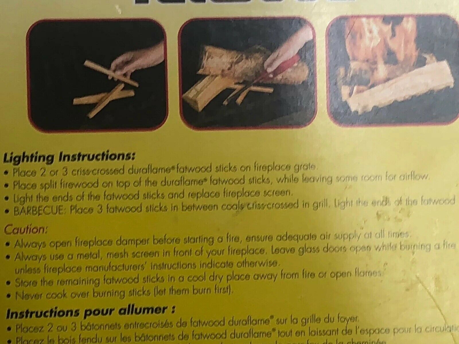 Duraflame Fatwood Wood Starters - Fresh Stock Dated January 2026