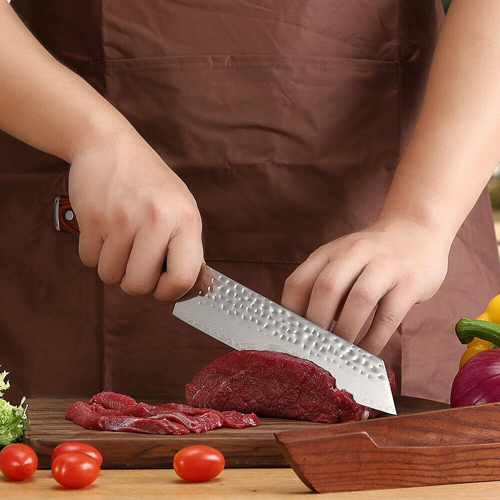 8 inch Kiritsuke Chef knife VG10 Damascus Steel Razor Sharp Kitchen Slicing Gift - Fresh Stock Dated February 2026