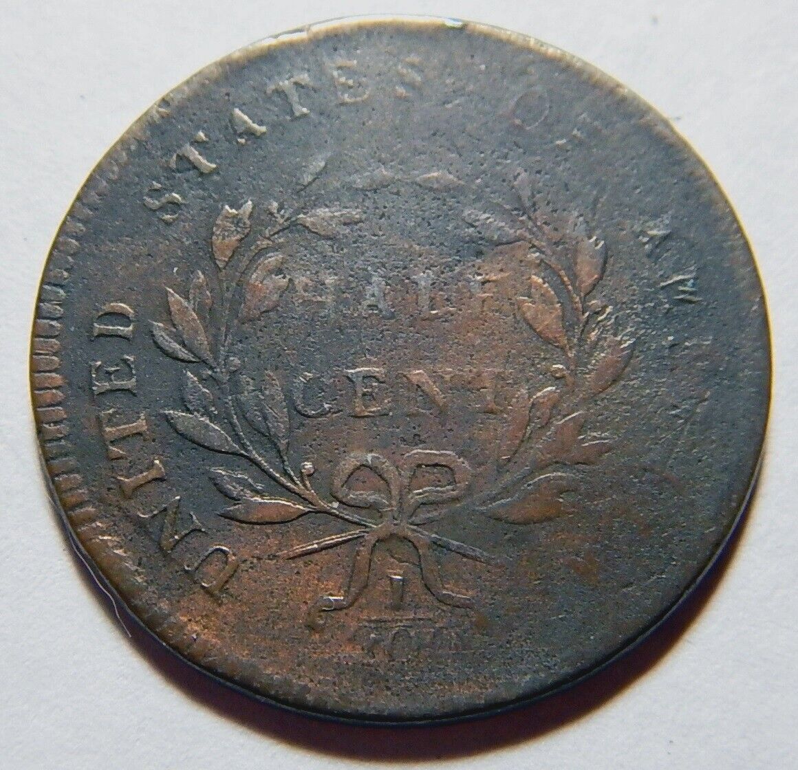 Half cent/penny 1797, 1 over 1 double struck both sides error coin - Fresh Stock Dated December 2025