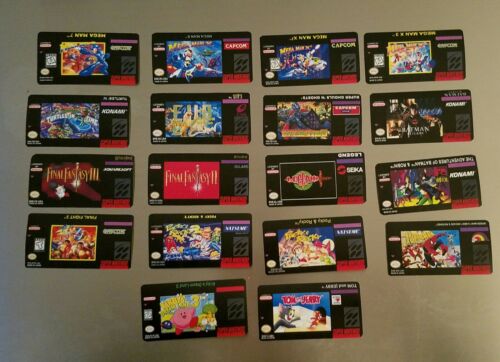 Nintendo 64 N64 Back label  Cartridge Replacement Game Label Sticker Precut - Fresh Stock Dated December 2025