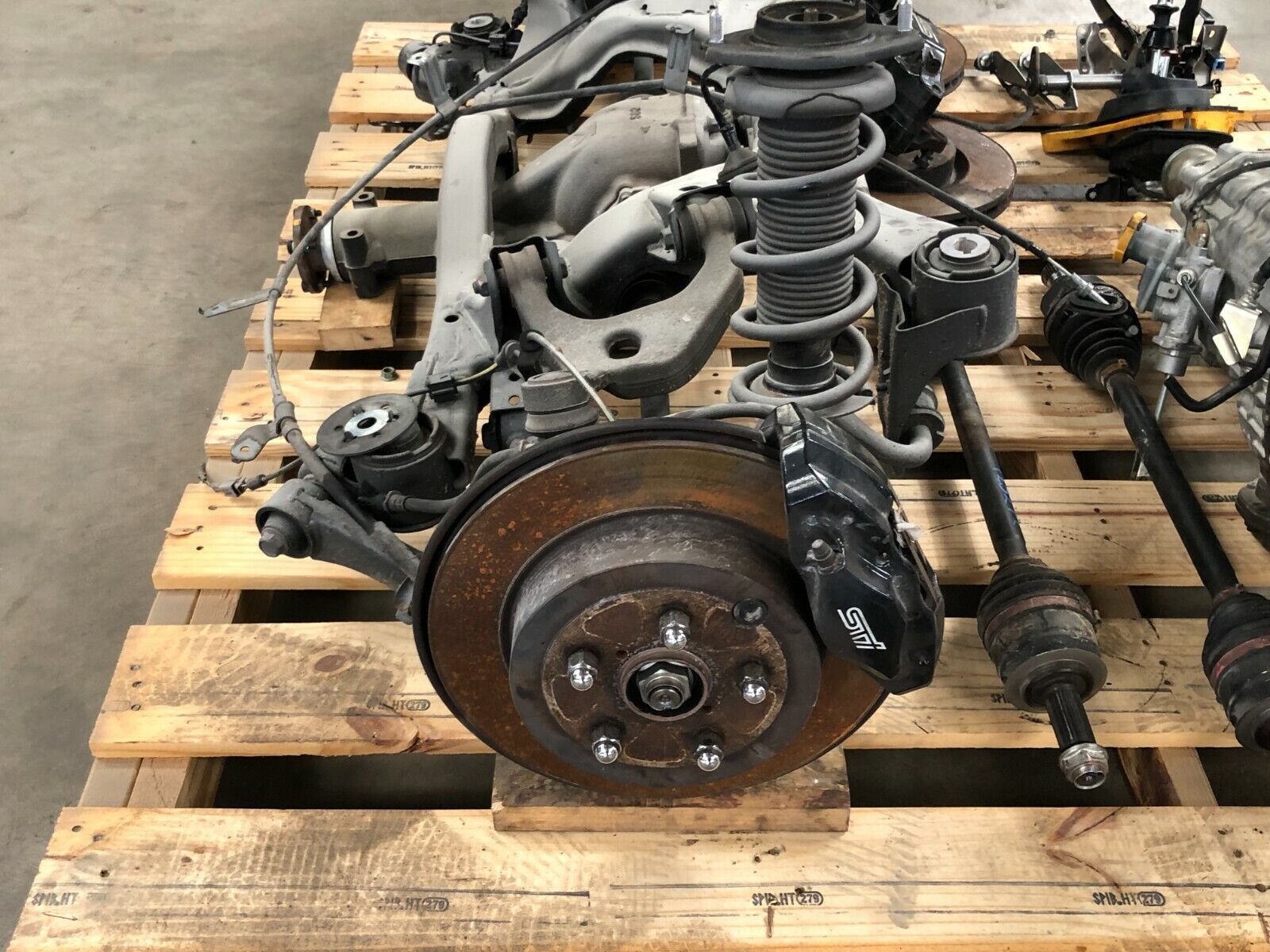 12 13 14 Subaru Impreza WRX STI Transmission + Axle + Brembo Swap 1252 OEM - Fresh Stock Dated December 2025