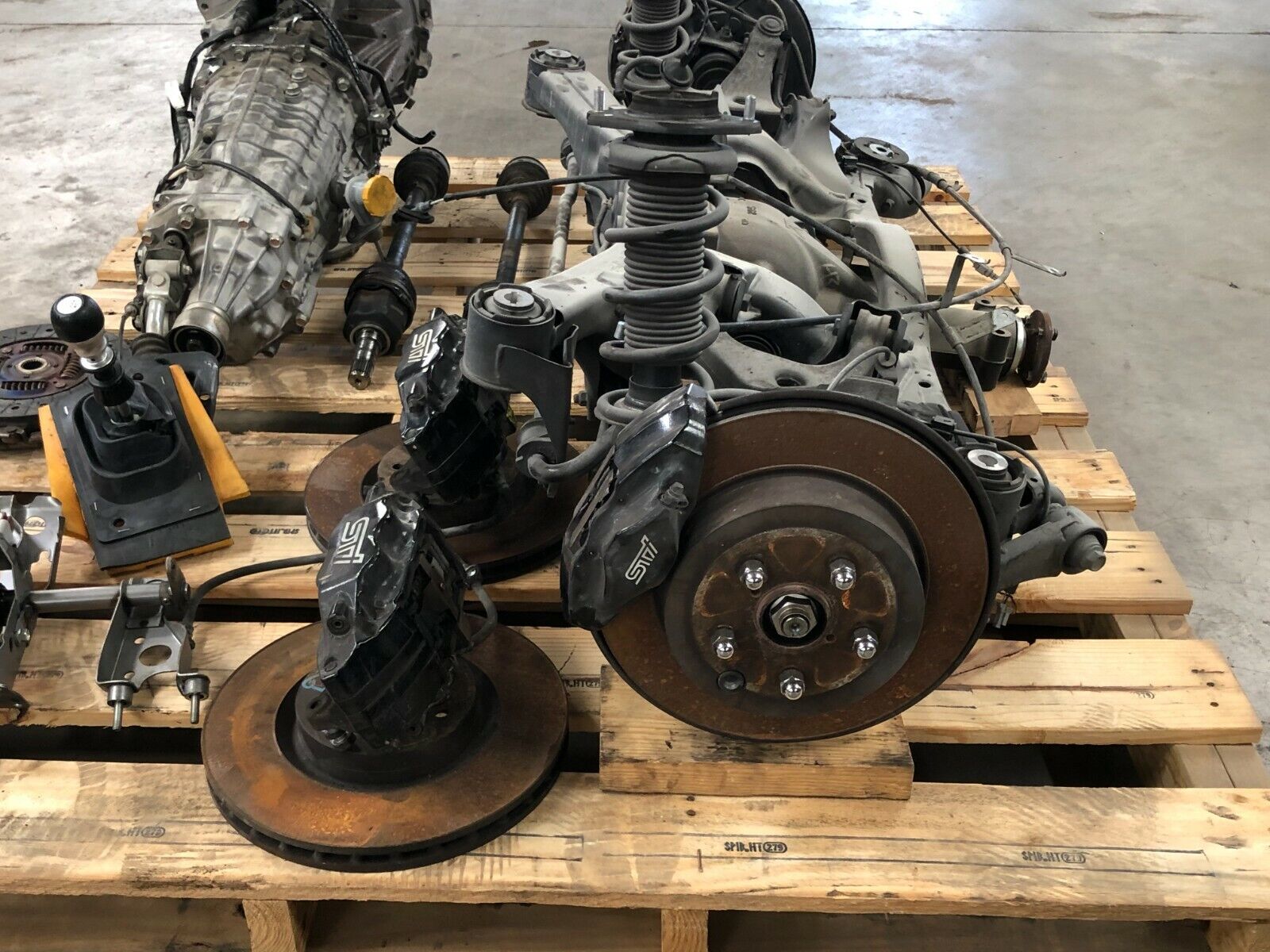 12 13 14 Subaru Impreza WRX STI Transmission + Axle + Brembo Swap 1252 OEM - Fresh Stock Dated December 2025