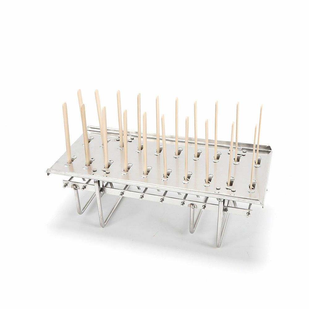 20Pcs Stainless Steel Molds Ice Pop Lolly Popsicle Ice Cream Stick Holder Set US - Fresh Stock Dated February 2026