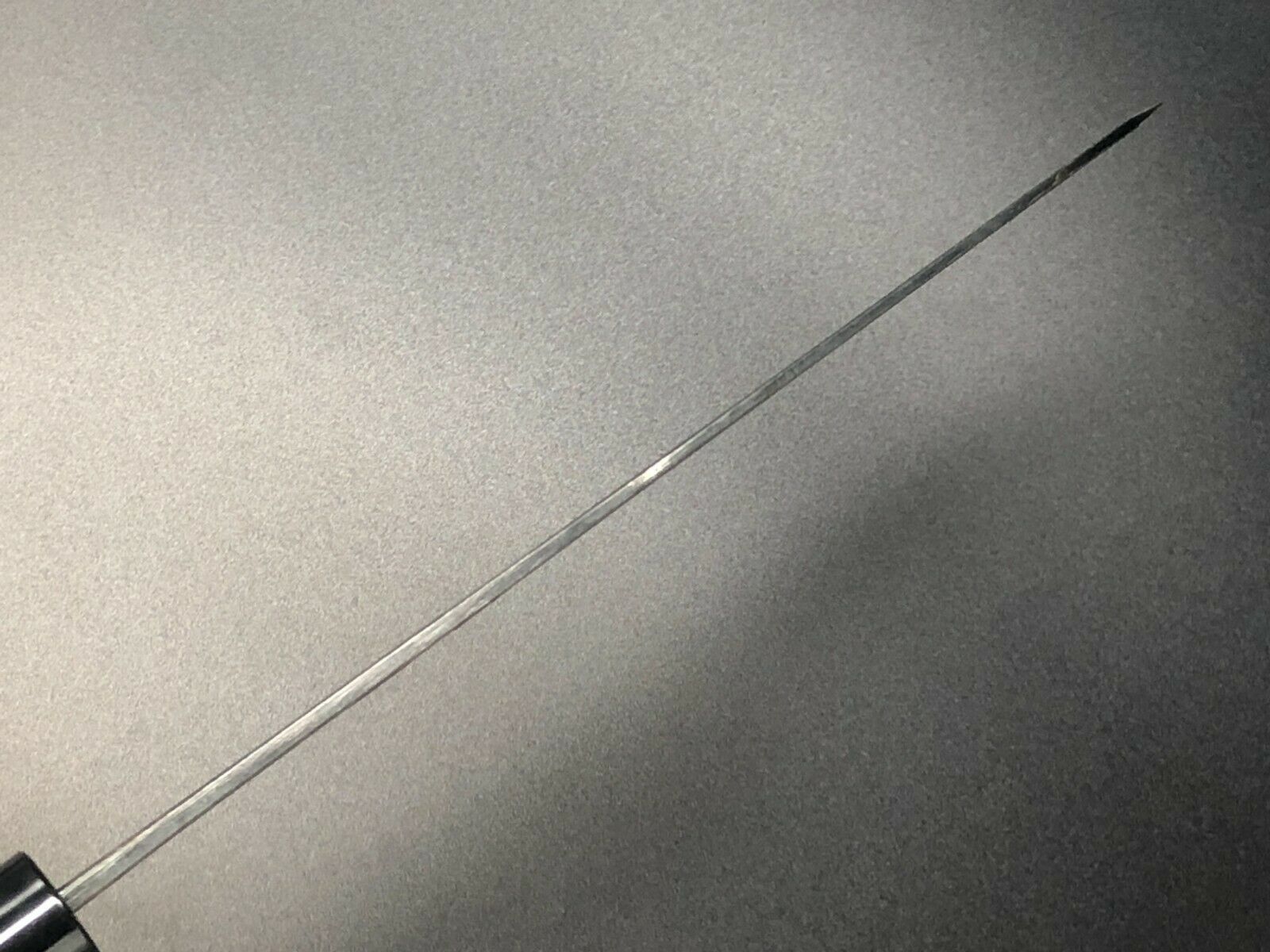 Japanese Kurouchi Forged Multipurpose Knife Santoku 180mm(7.1in) Blue(Aogami)#2 - Fresh Stock Dated January 2026