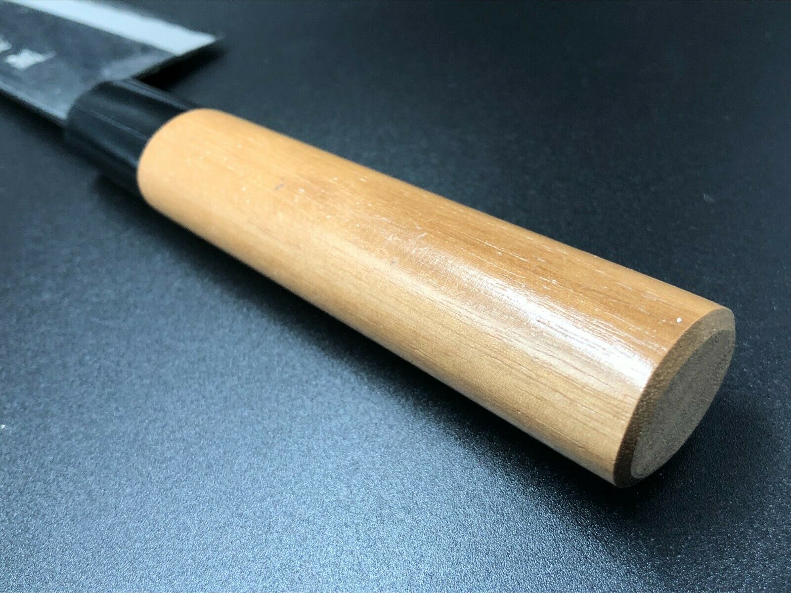 Japanese Kurouchi Forged Multipurpose Knife Santoku 180mm(7.1in) Blue(Aogami)#2 - Fresh Stock Dated January 2026