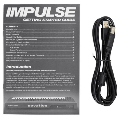 Novation IMPULSE 25 Ableton Live 25-Key MIDI USB Keyboard Controller - Fresh Stock Dated December 2025