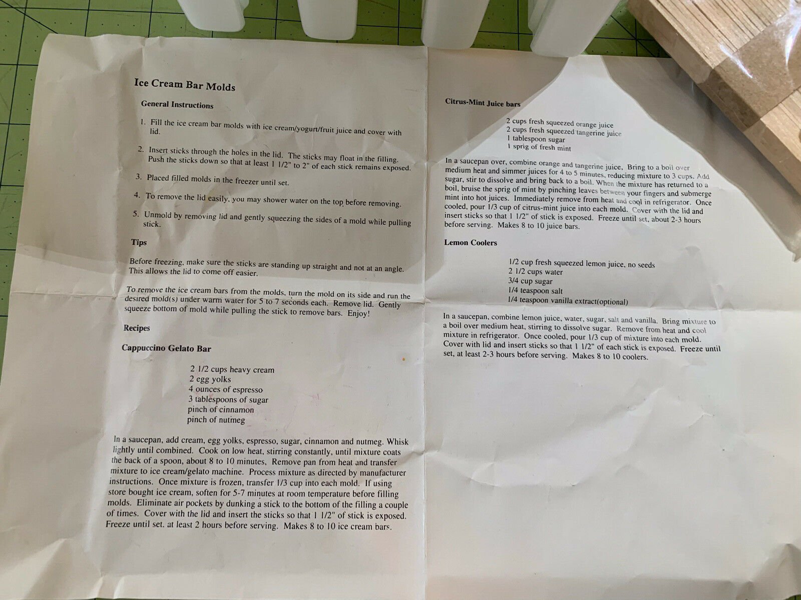 EUC~Williams-Sonoma Frozen Ice Cream Pop Mold Popsicle Maker~Sticks~Recipes - Fresh Stock Dated February 2026