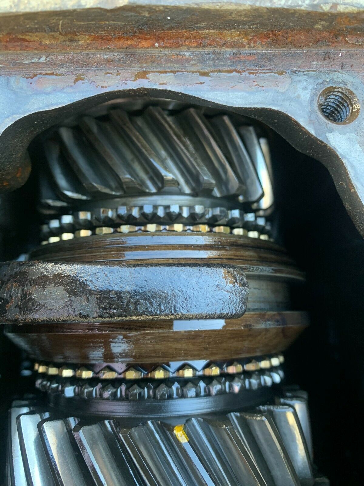 Original 1969 Boss 302 Mustang close ratio 4 speed transmission RUG AG - Fresh Stock Dated December 2025