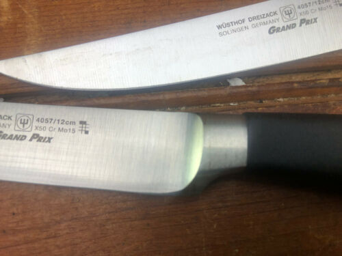 WUSTHOF GRAND PRIX GERMANY SET OF 4 STEAK KNIVES 4.5
