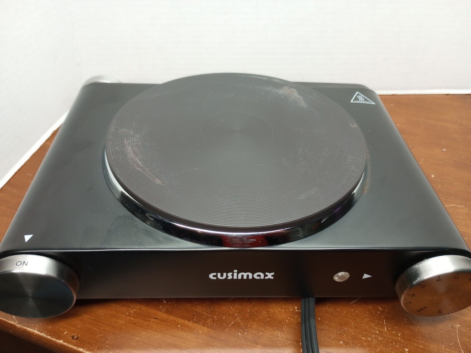 CUSIMAX Electric Hot Plate for Cooking Portable Single Burner 1500W Cast Iron - Fresh Stock Dated February 2026