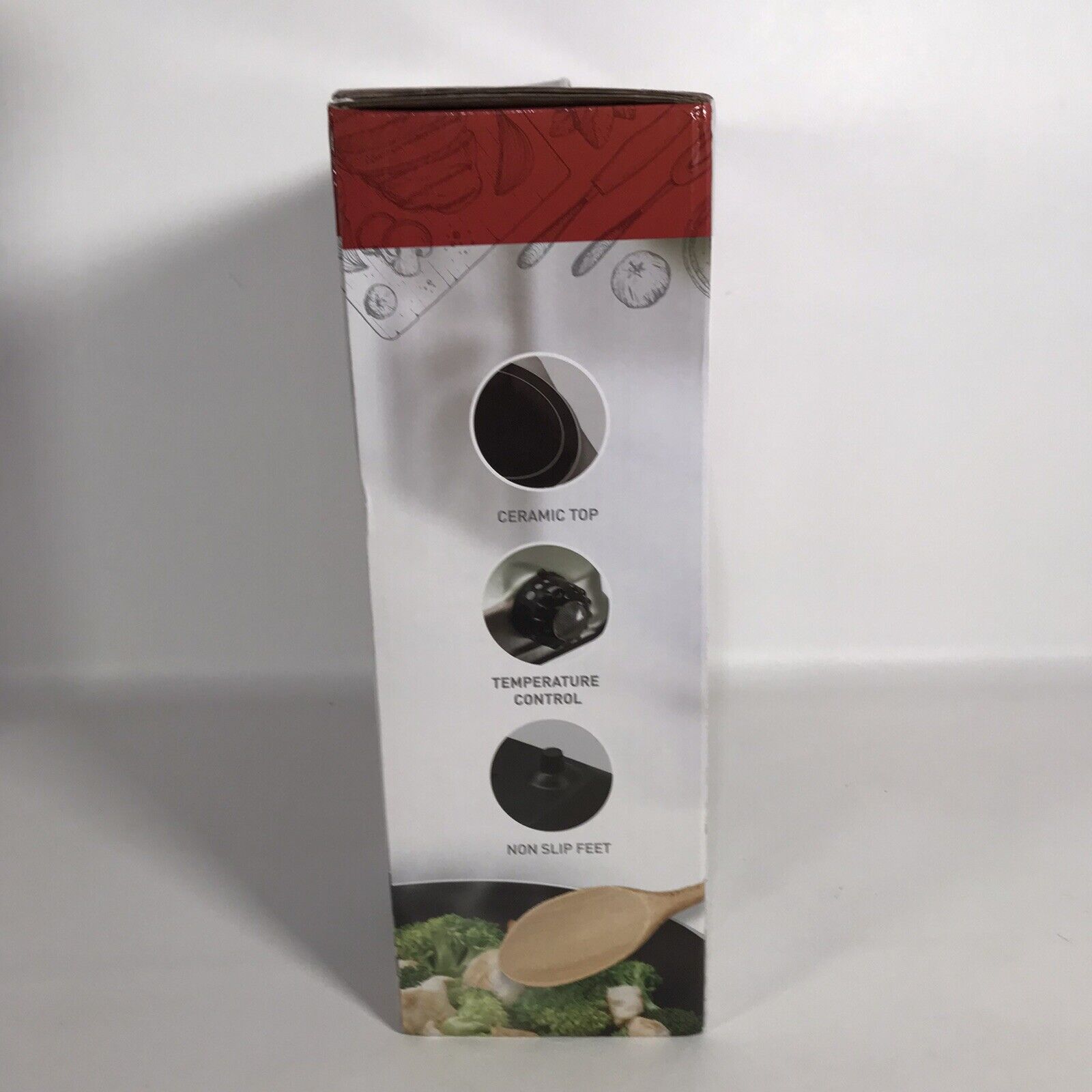 Parini Cookware Electric 7” Ceramic Cooktop Temp Control Dorm Camping New Sealed - Fresh Stock Dated February 2026