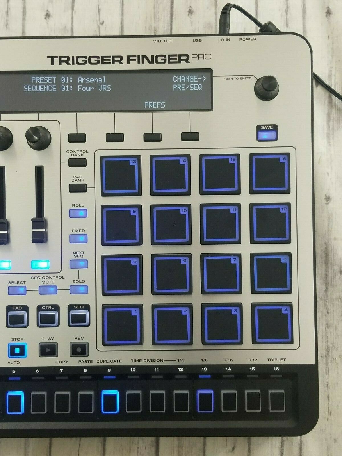 M-Audio Trigger Finger Pro Pad Controller & Step Sequencer With Box - Fresh Stock Dated December 2025