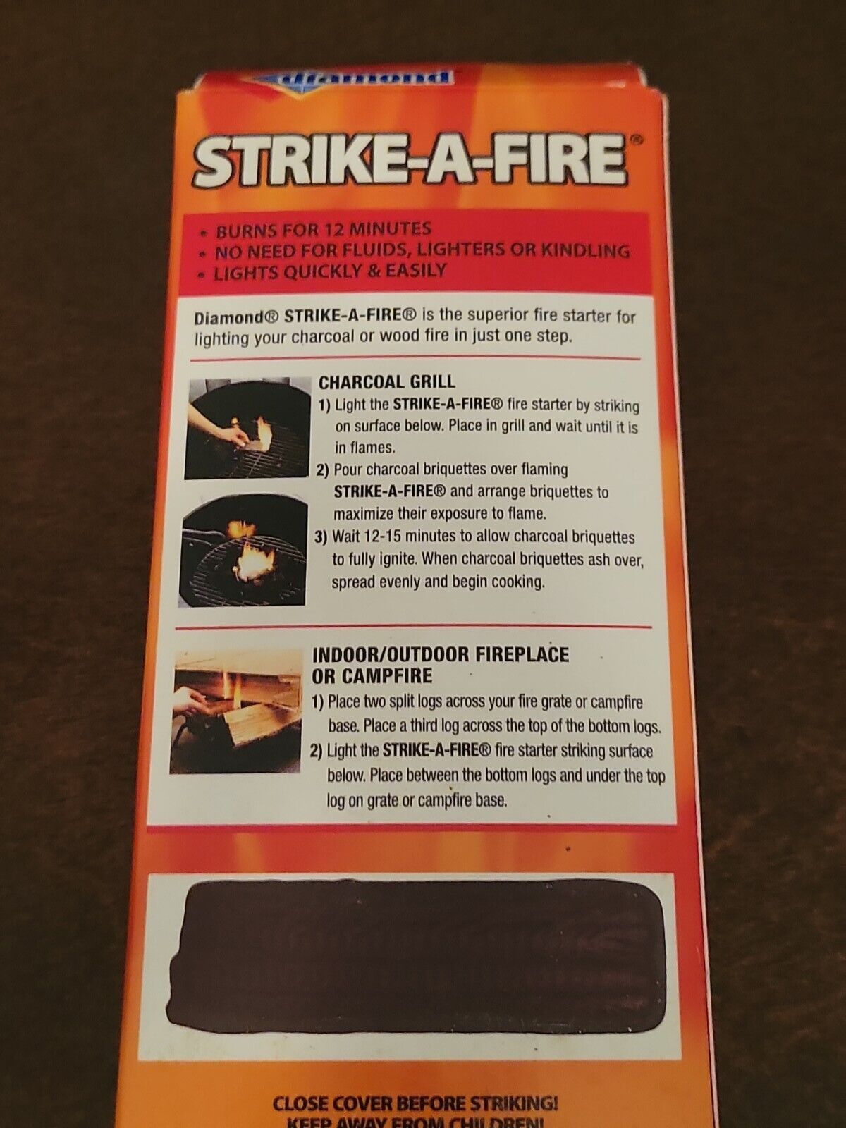 Diamond Strike-a-Fire Strike Match/Fire - Fresh Stock Dated January 2026