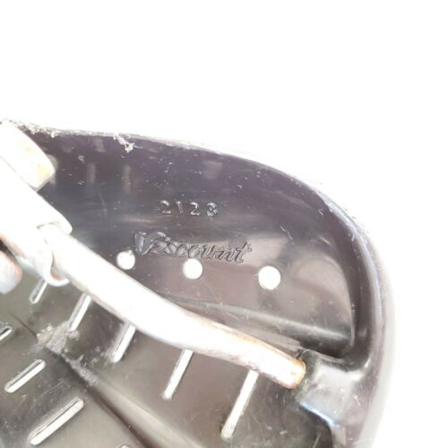 Rare Vintage Viscount 2123 BMX Seat Saddle Black 1987 Dyno Compe - Fresh Stock Dated December 2025