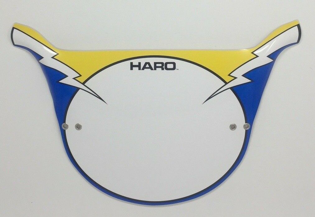 Haro Style Pro Plate. Lightning Bolt BMX Number Plates - Fresh Stock Dated December 2025