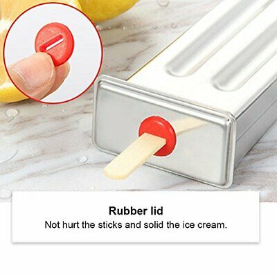 Stainless Steel Popsicle molds with Sticks Holder Popsicle Maker Ice Pop - Fresh Stock Dated February 2026