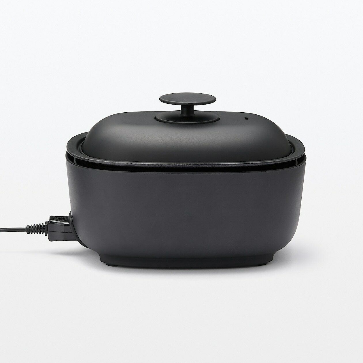 MUJI JAPAN Deep Grill Pot MJ-HPFK1 2021AW new model Black Compact - Fresh Stock Dated February 2026