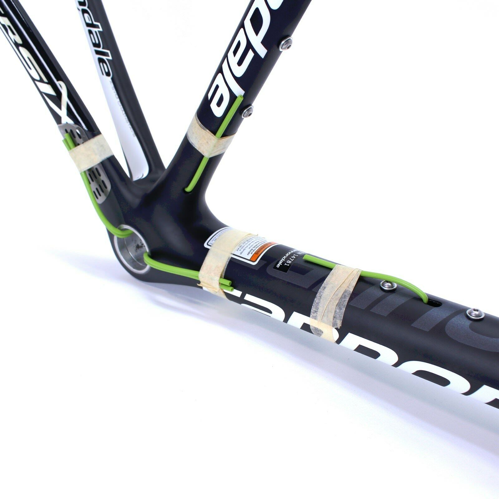 Cannondale 2011 SuperSix Di2 700c Frame Only 52cm Matte Black w/ White NOS - Fresh Stock Dated December 2025