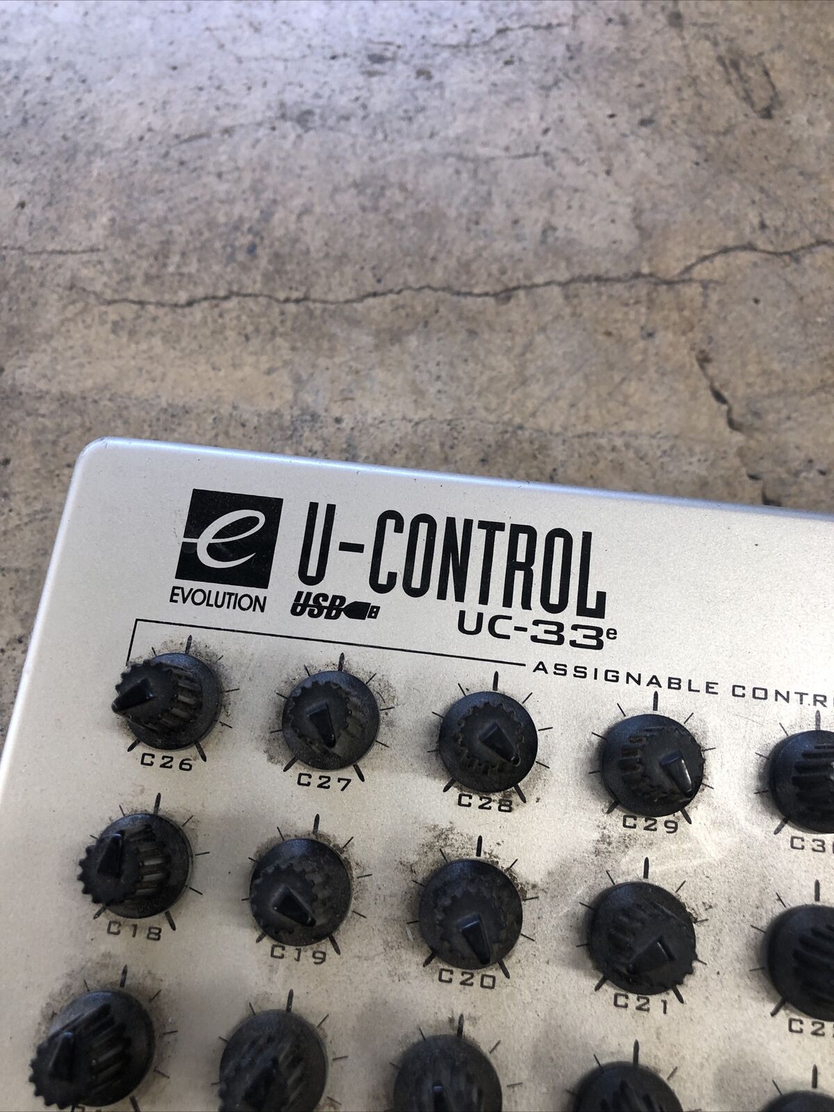 Evolution U-Control UC-33e USB & MIDI Mixer DAW Controller - Fresh Stock Dated December 2025