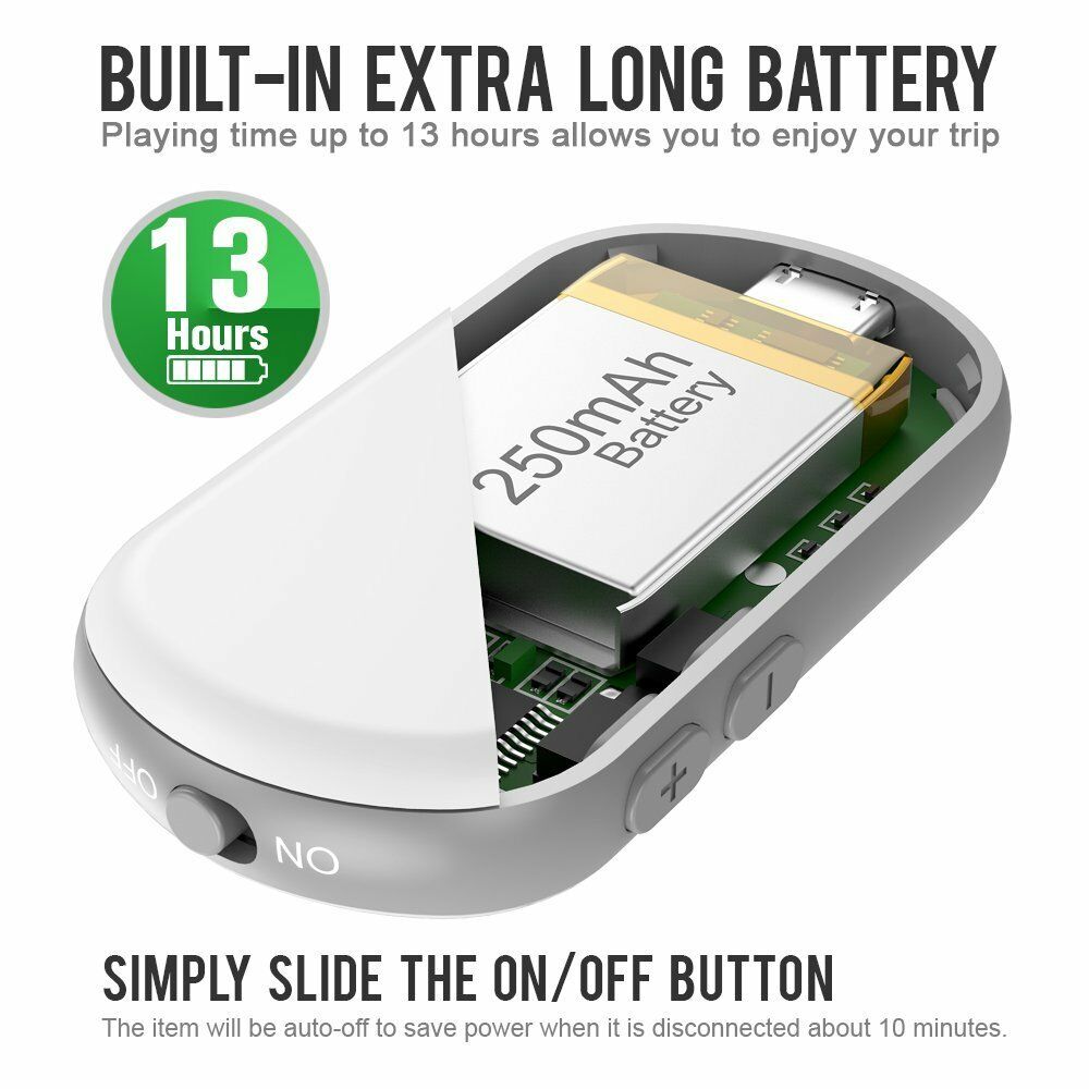 Wireless Bluetooth Receiver Car Or Home Aux Kit - Fresh Stock Dated December 2025