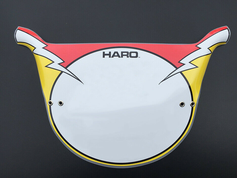 Haro Style Pro Plate. Lightning Bolt BMX Number Plates - Fresh Stock Dated December 2025