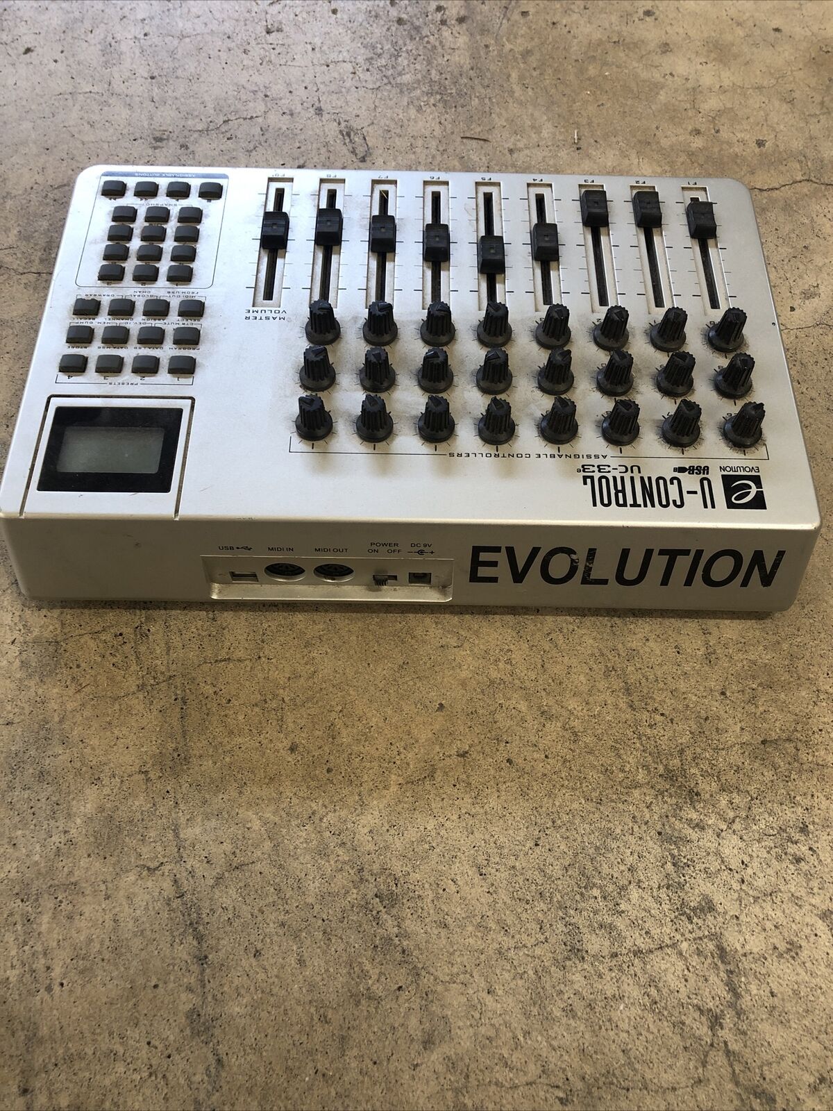 Evolution U-Control UC-33e USB & MIDI Mixer DAW Controller - Fresh Stock Dated December 2025
