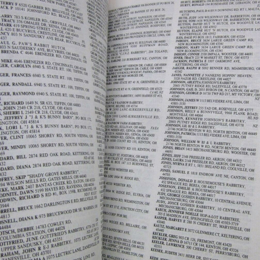 ARBA YEARBOOK Rabbit & Cavy Breeding pet owners 1988-1999 annual books - Fresh Stock Dated December 2025