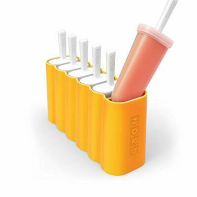 Zoku Mod Pops 6 Classic Popsicle Molds in One Compact Tray With Sticks and Dr... - Fresh Stock Dated February 2026