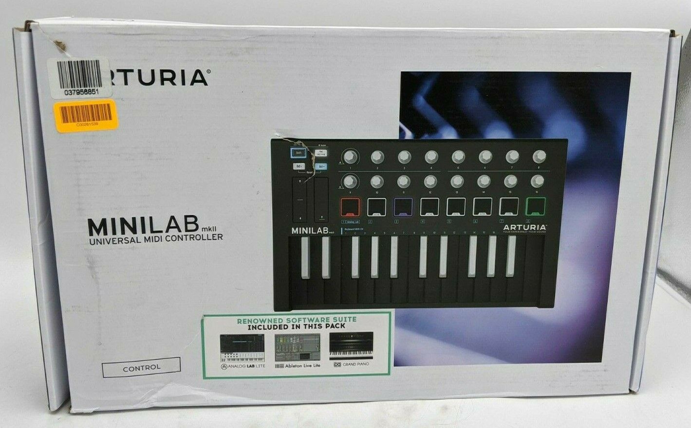 Arturia Minilab MkII Universal Midi Controller 7018400894043316 Black -JCA0299 - Fresh Stock Dated December 2025