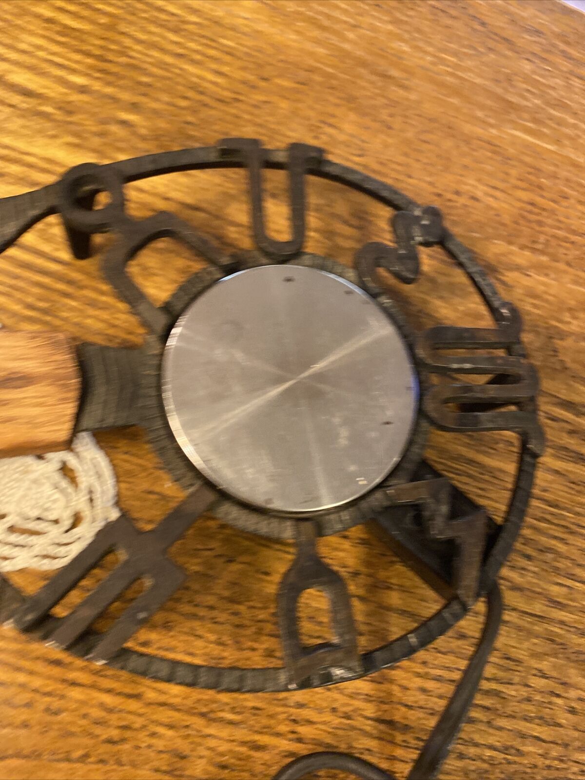 Vtg Crestmark Western Branding Iron Food Warming Hot Plate great For CANDLE - Fresh Stock Dated February 2026