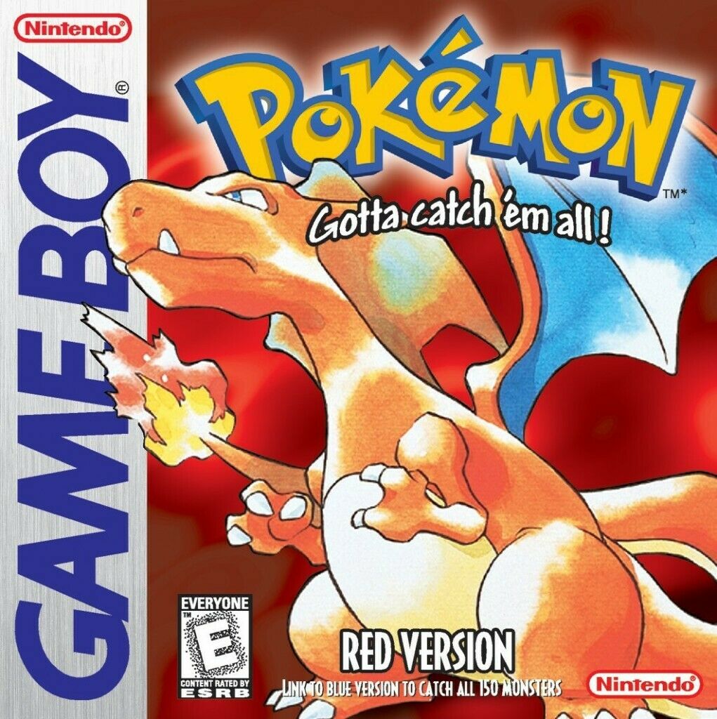 ☆ LABOR DAY SALE ☆1 NINTENDO GAME BOY COLOR POKEMON RED HOLO CART LABEL STICKER - Fresh Stock Dated February 2026