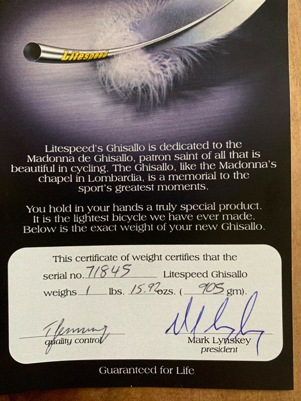 Litespeed Ghisallo titanium, 17lb, Med, Refurbished with New Wheelset and Groupo - Fresh Stock Dated December 2025