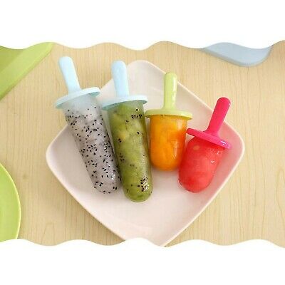 BESTONZON 6 Grids Popsicle Molds Ice Pop Makers Ice Pop Molds Plastic Popsicl... - Fresh Stock Dated February 2026