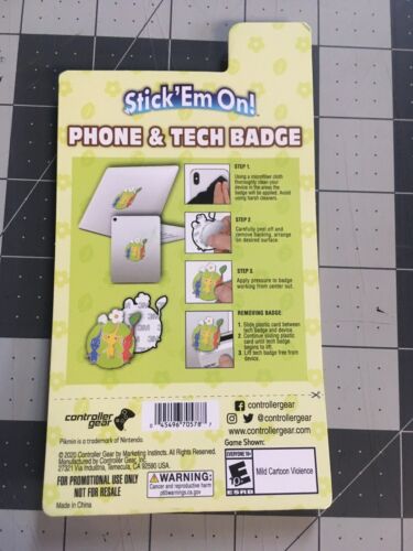 Pikmin 3 Deluxe Target Exclusive Promo promotional Limited Phone & Tech Badge - Fresh Stock Dated February 2026